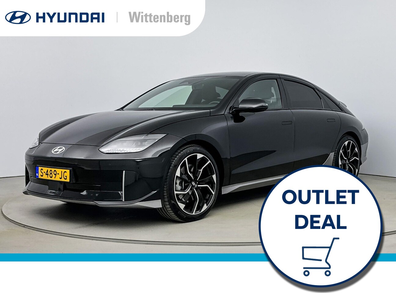 Hyundai IONIQ 6 - Connect AWD 77 kWh | Outletdeal! | 20'' velgen | Navigatie | Camera | Keyless - AutoWereld.nl