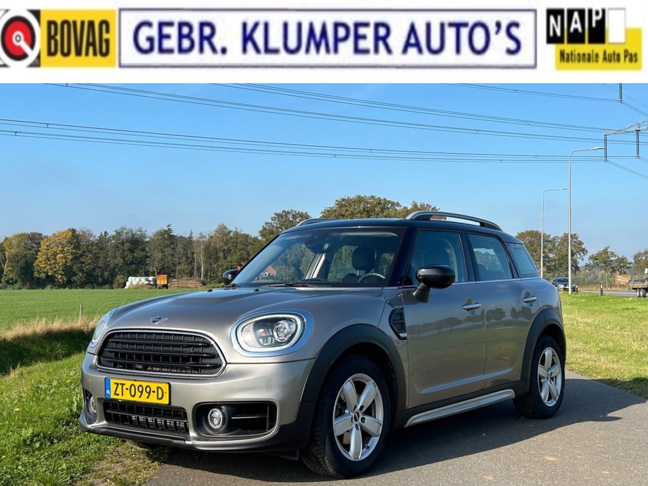 MINI Countryman - 1.5 Cooper Pepper Leer, Cruise, ECC, Keyless, Navi, NL-Auto - AutoWereld.nl