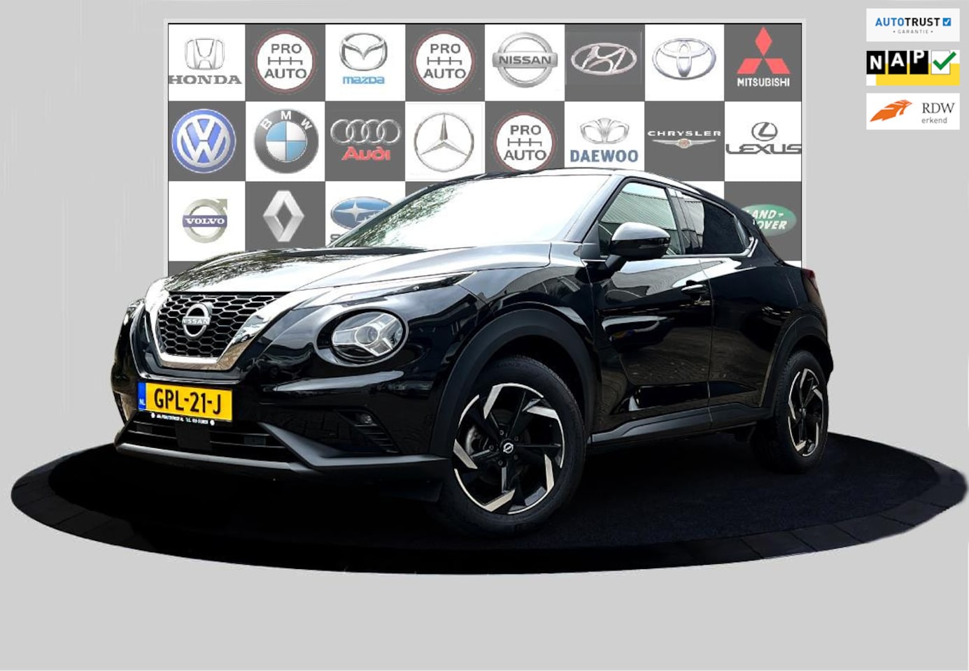 Nissan Juke - 1.0 DIG-T Business Access Carplay_Clima_ACC_Soel en stuur verw - AutoWereld.nl