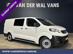 Peugeot Expert - 2.0 BlueHDI 123pk L3H1 Dubbele cabine Euro6 Airco | 2x Zijdeur | Navigatie | 6-Zits 2500kg