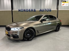 BMW 5-serie - 520i M-sport High Executive I M-PAKKET I SHADOWLINE I CHAMPAGNER QUARZ I SEDAN I PANO I LE