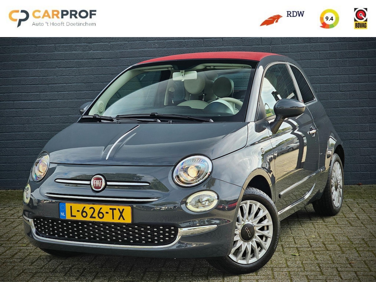 Fiat 500 C - 1.0 Hybrid Lounge / NAVI / - AutoWereld.nl