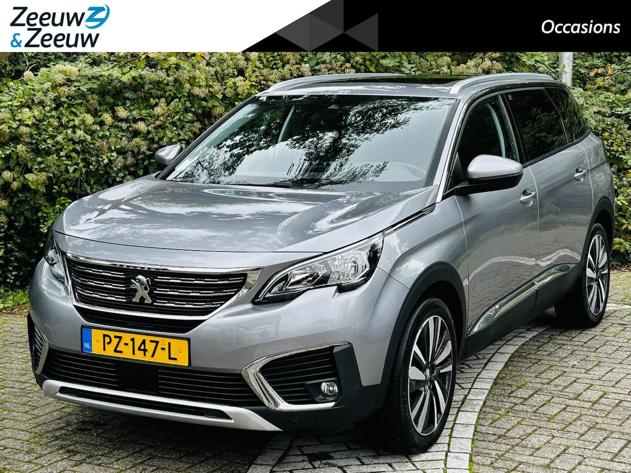 Peugeot 5008 - 1.2 PureTech Allure Navi , 7 persoons , camera , climate , cruise , tel , usb , lm velgen - AutoWereld.nl