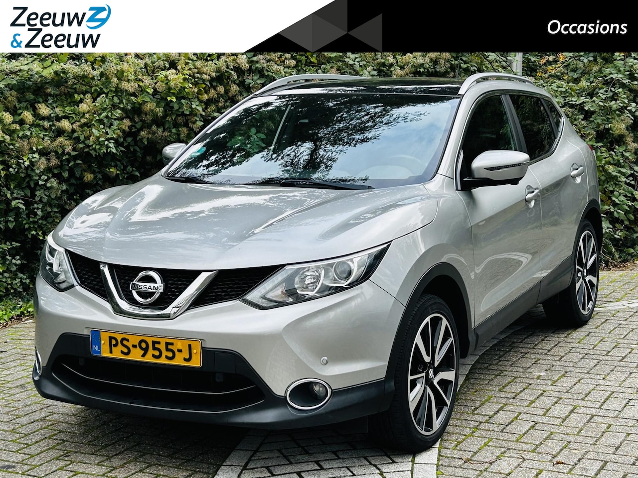 Nissan Qashqai - 1.2 Tekna Navi , camera , trekhaak , panoramadak , cruise , tel , lm velgen - AutoWereld.nl