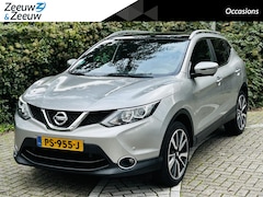 Nissan Qashqai - 1.2 Tekna Navi , camera , trekhaak , panoramadak , cruise , tel , lm velgen