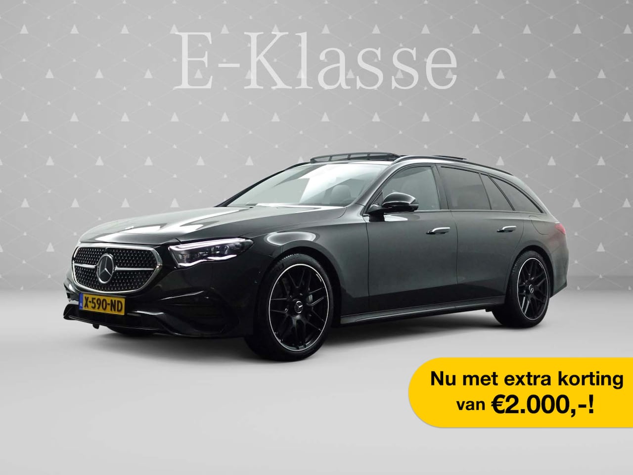 Mercedes-Benz E-klasse Estate - 300 e AMG Line Premium Plus  - Night Pack I ex btw I Panodak I Luchtvering I MBUX Hyperscr - AutoWereld.nl