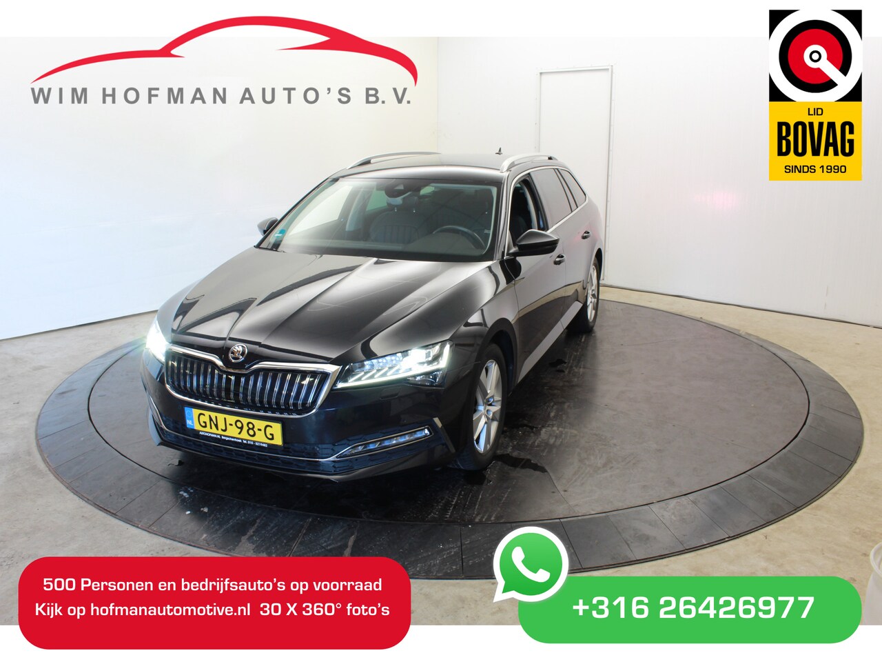 Skoda Superb - 1.4 TSI iV Style Leder Camera elTrekh+aKlep Virtual Discpro Navi - AutoWereld.nl