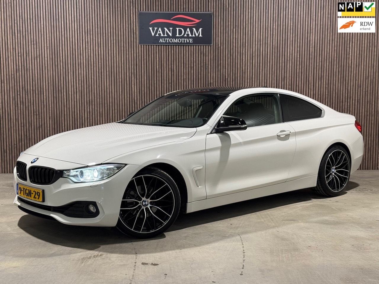 BMW 4-serie Coupé - 420i High Executive 2014 NAP LEDER CAMERA NAVI - AutoWereld.nl