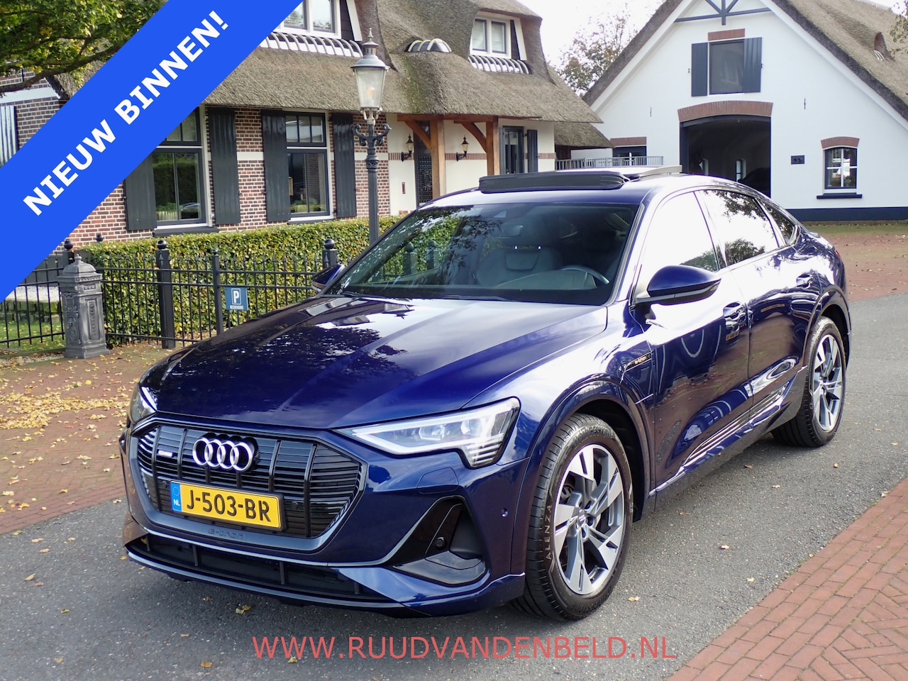 Audi e-tron Sportback - 50 QUATTRO S-LINE PANODAK/ACC/CAMERA/CARPLAY/TREKHAAK/ - AutoWereld.nl