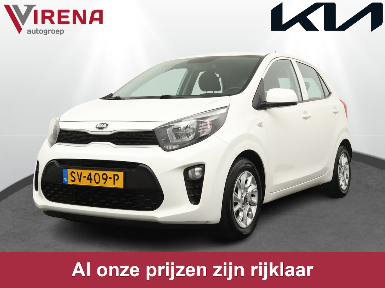 Kia Picanto - 1.0 CVVT EconomyPlusLine - Airco - Lichtmetalen velgen - Parkeersensoren achter - Bluetoot - AutoWereld.nl