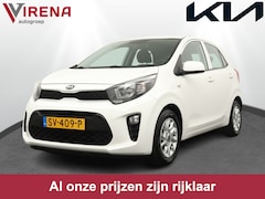 Kia Picanto - 1.0 CVVT EconomyPlusLine - Airco - Lichtmetalen velgen - Parkeersensoren achter - Bluetoot