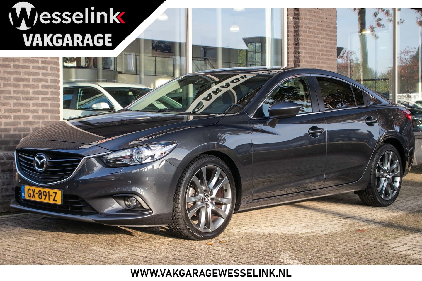 Mazda 6 - 2.0 HP Skylease+ - All-in rijklrprs | Navi | Cruise | Dodehoek det. | Stoelverw. - AutoWereld.nl