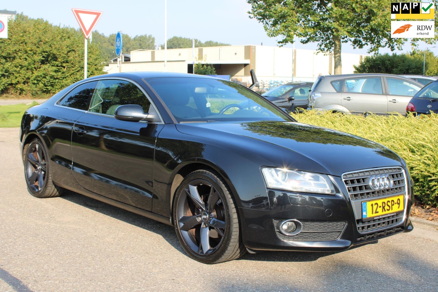 Audi A5 Coupé - 1.8 TFSI PRO LINE BUSINESS/CLIMA AIRCO/ZWARTE LM-VELGEN/CRUISE CONTROL/NAVIGATIE/XENON/TRE - AutoWereld.nl