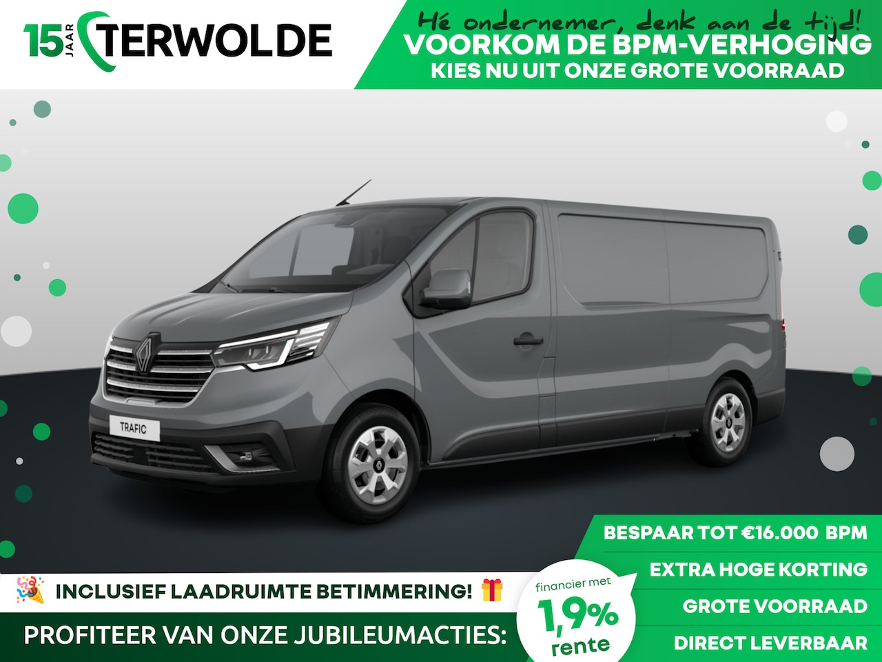 Renault Trafic - Gesloten Bestel L2H1 T30 dCi 150 6EDC Advance | Achteruitrijcamera | Alarmsysteem | C-Shap - AutoWereld.nl