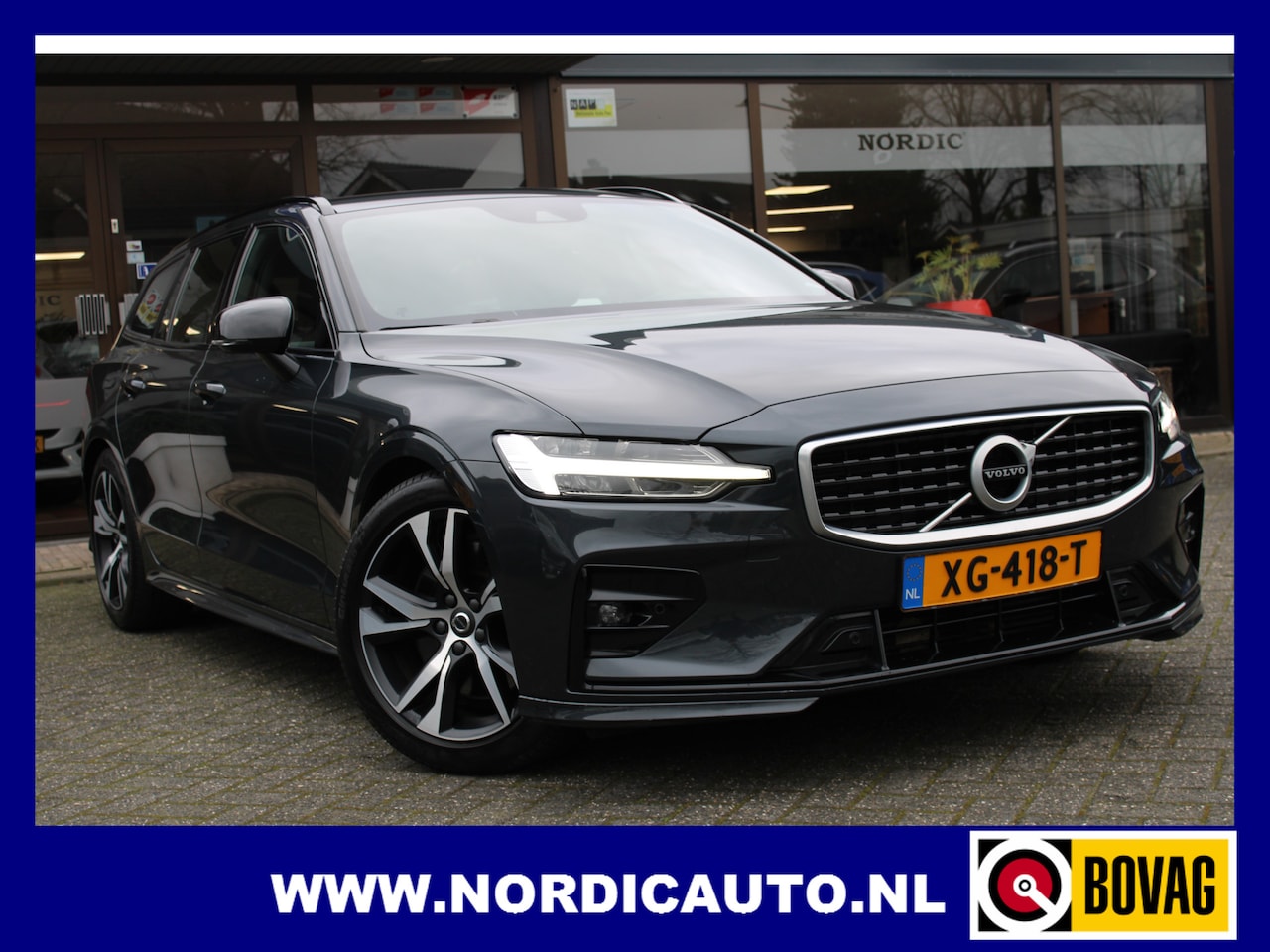 Volvo V60 - 2.0 T5 R-DESIGN AUTOMAAT / XENON- LEDER -SUEDE INT. HARMAN-KARDON - AutoWereld.nl