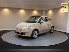 Fiat 500 C - 1.2 Lounge *Cappuccino* Pracht-interieur Cabrio