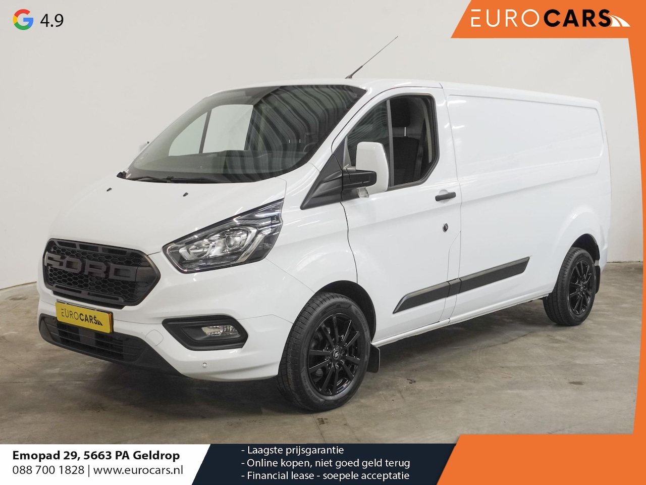 Ford Transit Custom - 300 2.0 TDCI L2H1 Raptor Edition Airco LED Bluetooth Cruise Control - AutoWereld.nl