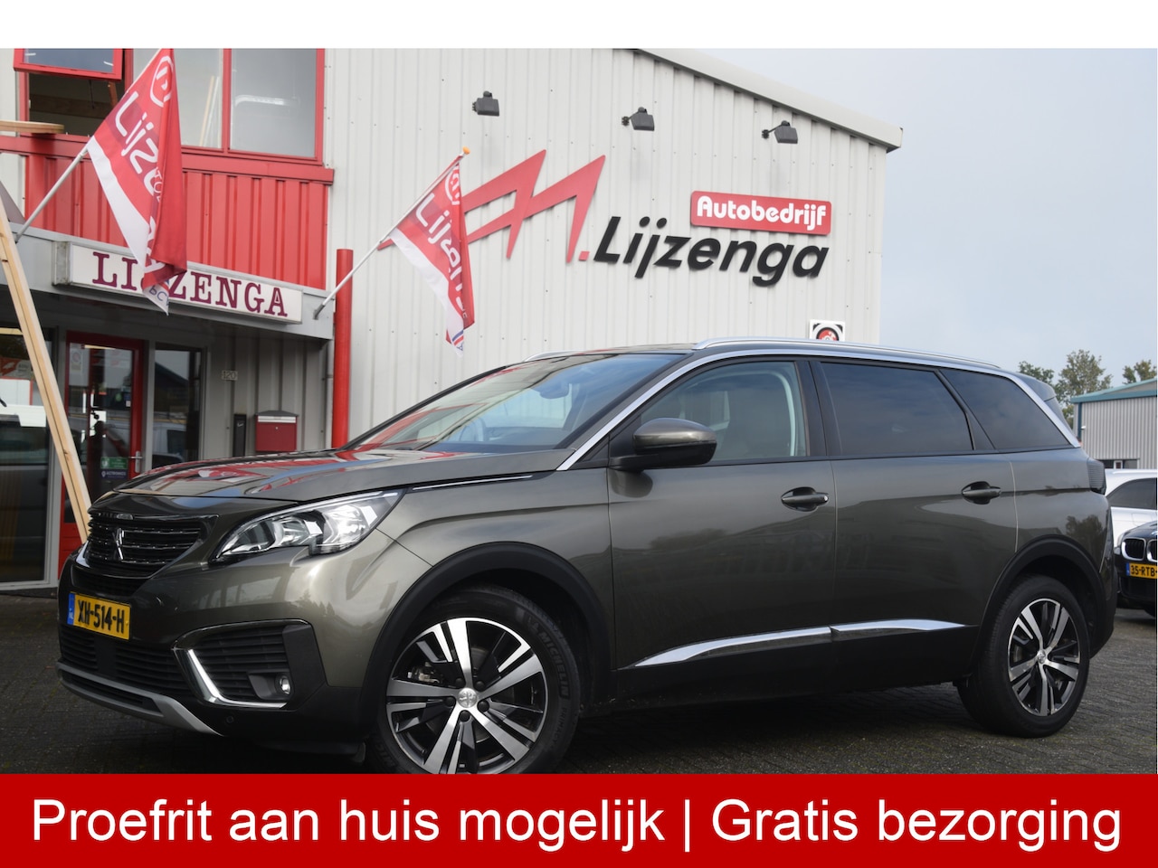 Peugeot 5008 - 1.6 BlueHDI Blue Lease Premium Carplay | Navi | Keyless | LMV | PDC | Half leer | Bluetoot - AutoWereld.nl