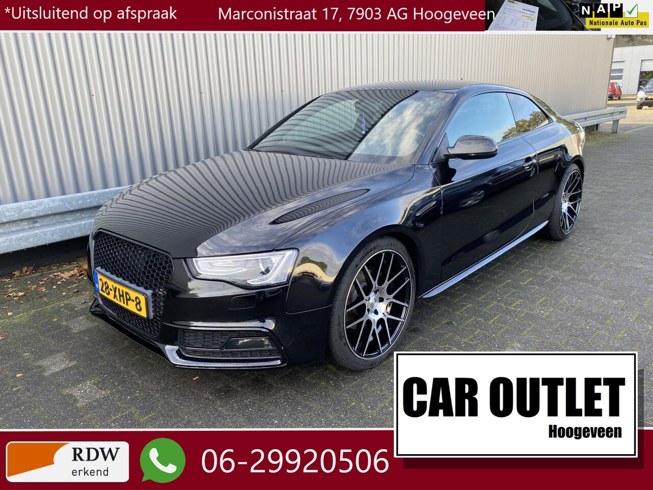 Audi A5 Coupé - 1.8 TFSI Pro Line S AUTOMAAT, 188Dkm.NAP, Leer/Alc, Clima, Navi, CC, PDC, 20"LM, – Inruil - AutoWereld.nl