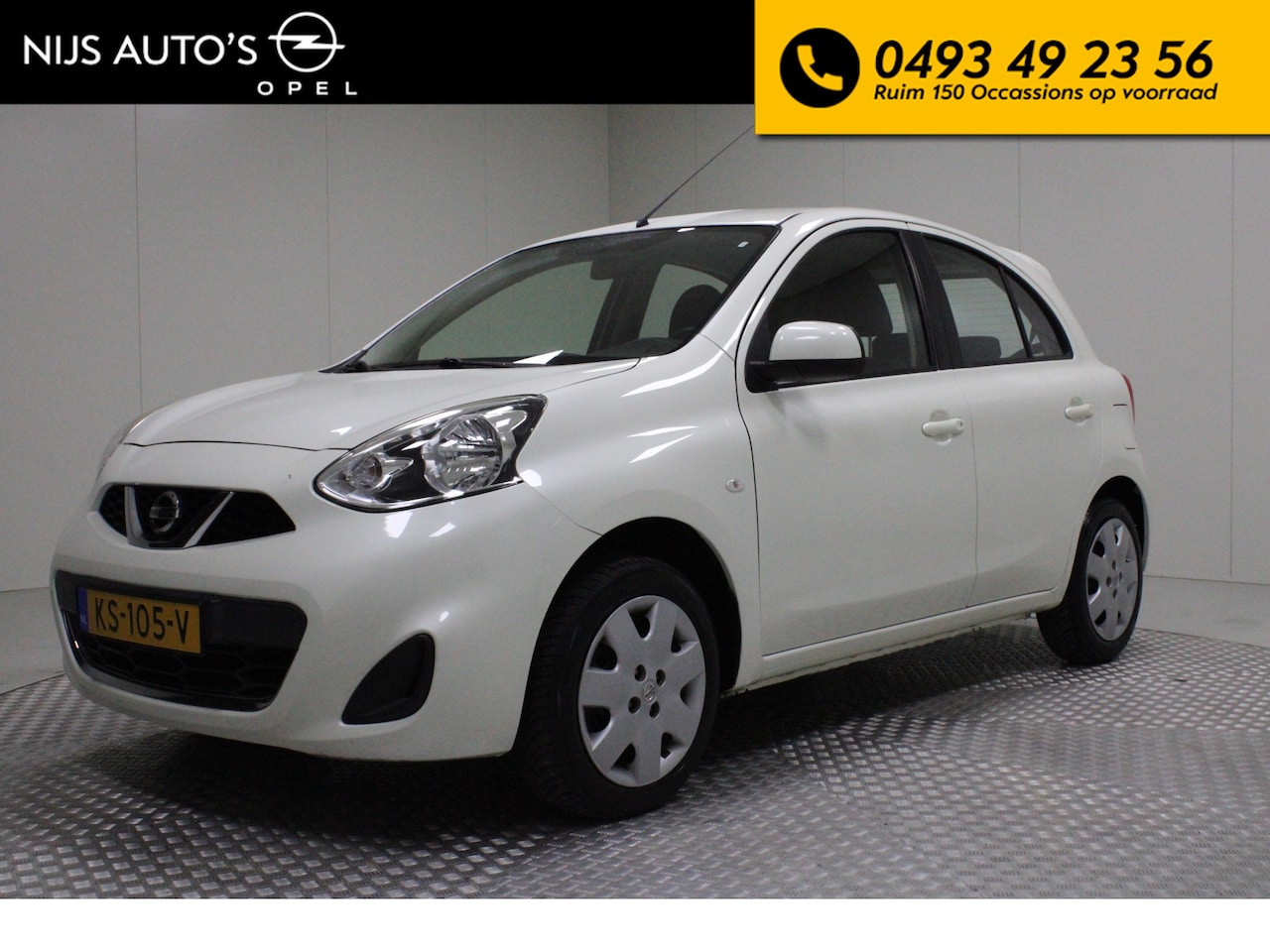 Nissan Micra - 1.2 Acenta | airco | cruise control | bluetooth | radio cd - AutoWereld.nl