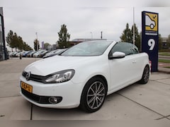 Volkswagen Golf Cabriolet - 2.0 TDI Highline Bluemotion Leder, 2x PDC, Stoel vw, Xenon, BOMVOL WINTERSALE