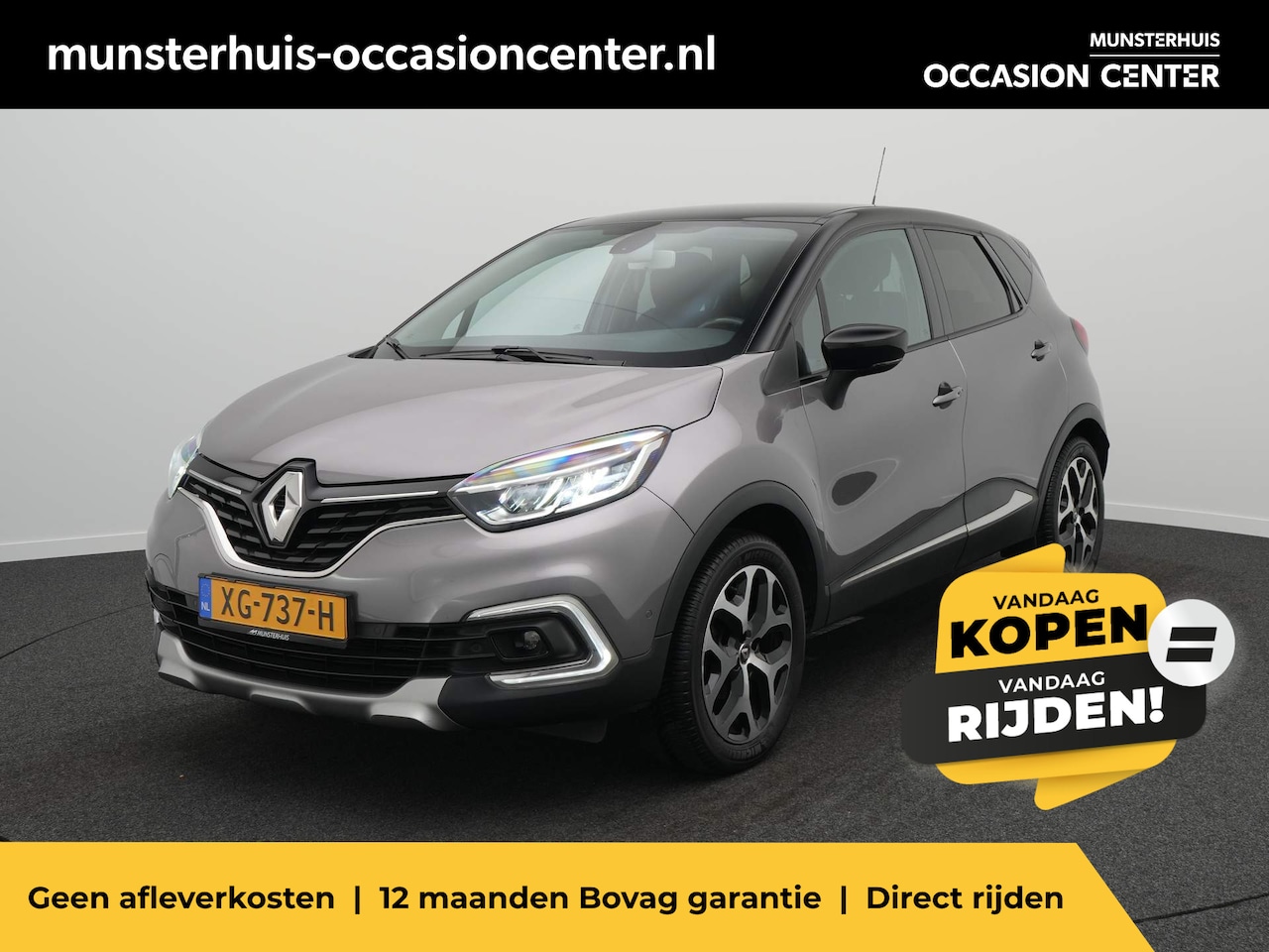 Renault Captur - TCe 90 Intens - Lage Kilometerstand! - All seasonbanden - Trekhaak - Eerste Eigenaar - AutoWereld.nl