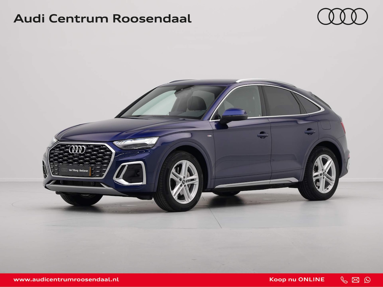 Audi Q5 Sportback - 50 TFSI e 265pk S-Tronic S-Line edition Navigatie Luchtvering Camera Stoelverwarming - AutoWereld.nl