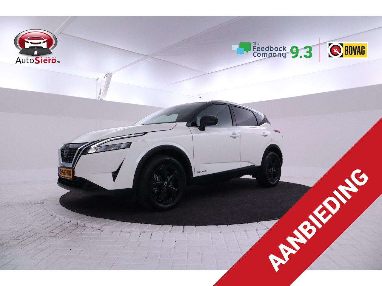 Nissan Qashqai - 1.5 e-Power Black Edition Automaat, Panorama, Leer, Climate - AutoWereld.nl