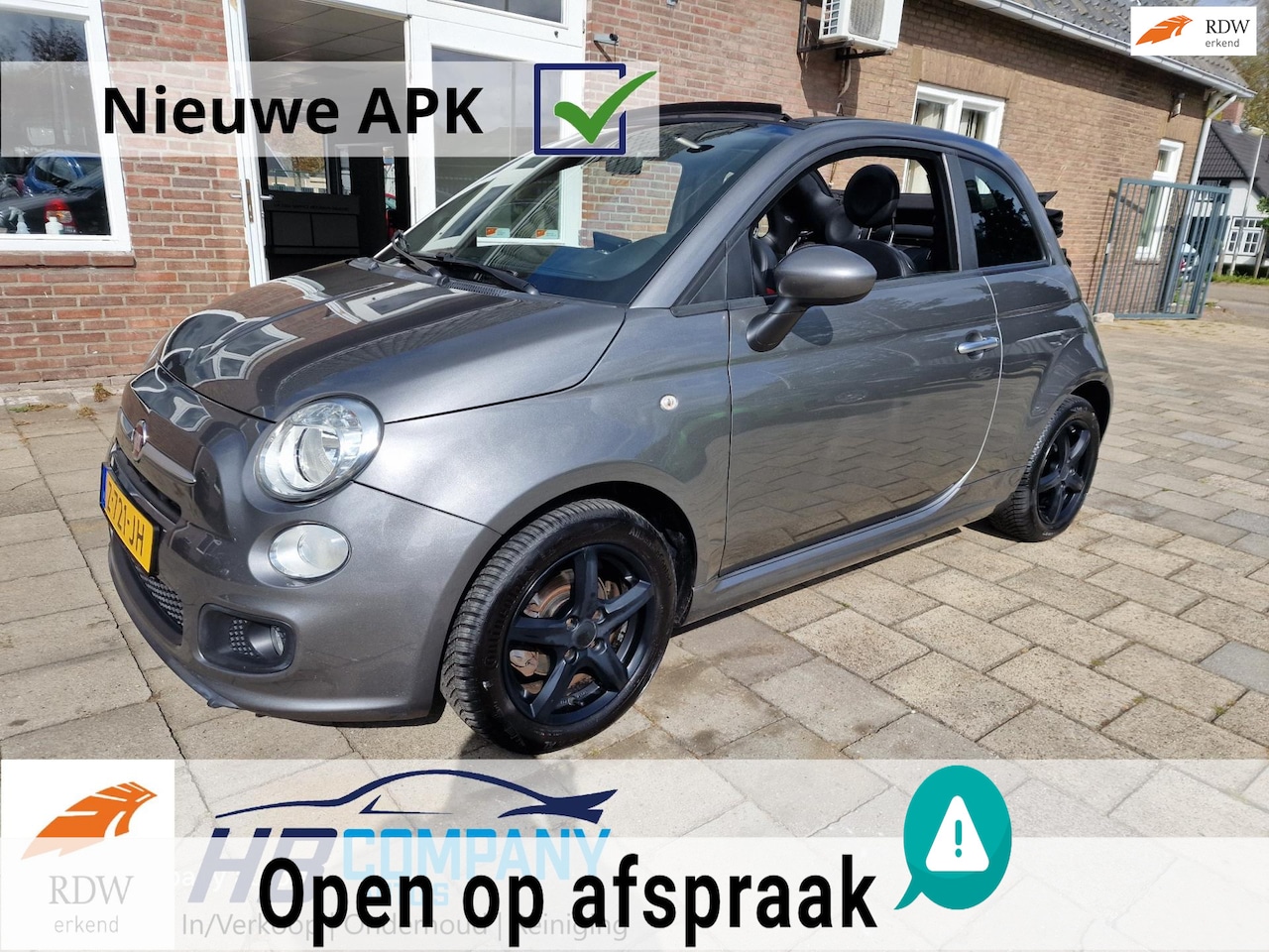 Fiat 500 C - 1.2 S| Zeer Sportief| Cabrio| Nw APK| Multimedia - AutoWereld.nl