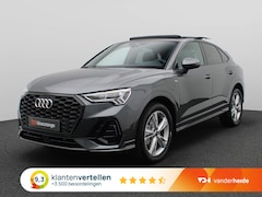 Audi Q3 Sportback - 45 TFSI e S Edition 245 PK S-tronic Panoramadak, trekhaak, achteruitrijcamera, side assist