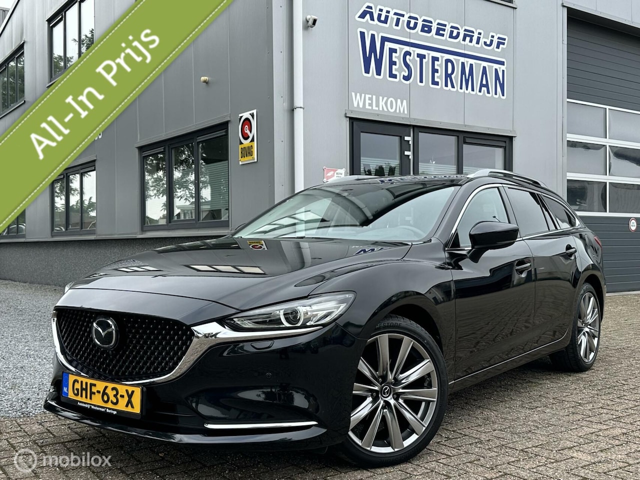 Mazda 6 Sportbreak - 2.5 SkyActiv-G 194Pk Luxury Acc Clima Carplay 19"Lmv etc. - AutoWereld.nl