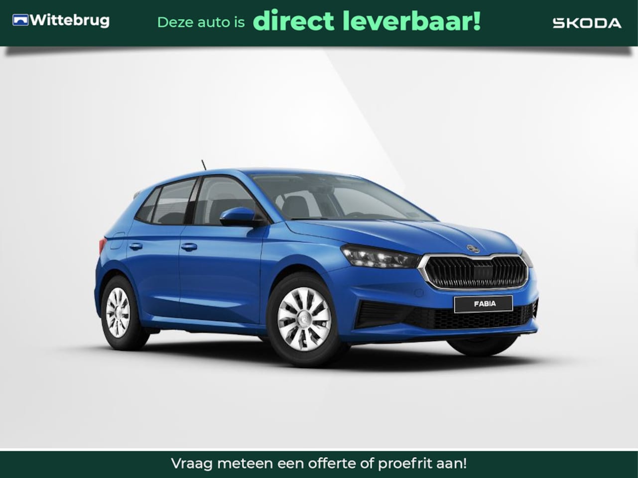 Skoda Fabia - 1.0 TSI Essence Private Lease vanaf 345,- per maand - AutoWereld.nl