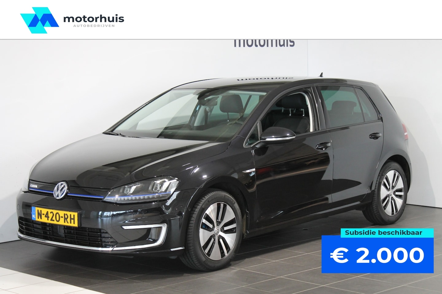 Volkswagen e-Golf - e-Golf 115pk 5D Automaat - Leder - Dodehoekdetectie - €2000 subsidie mogelijk - AutoWereld.nl