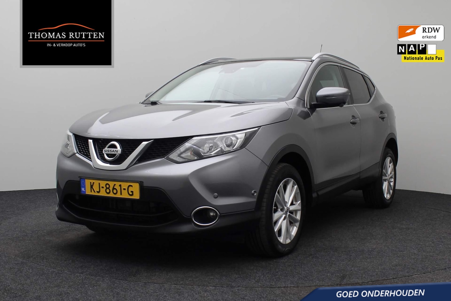 Nissan Qashqai - 1.2 Business Edition NAP | Panorama dak | Automaat | Navigatie | Camera | Lederen bekledin - AutoWereld.nl