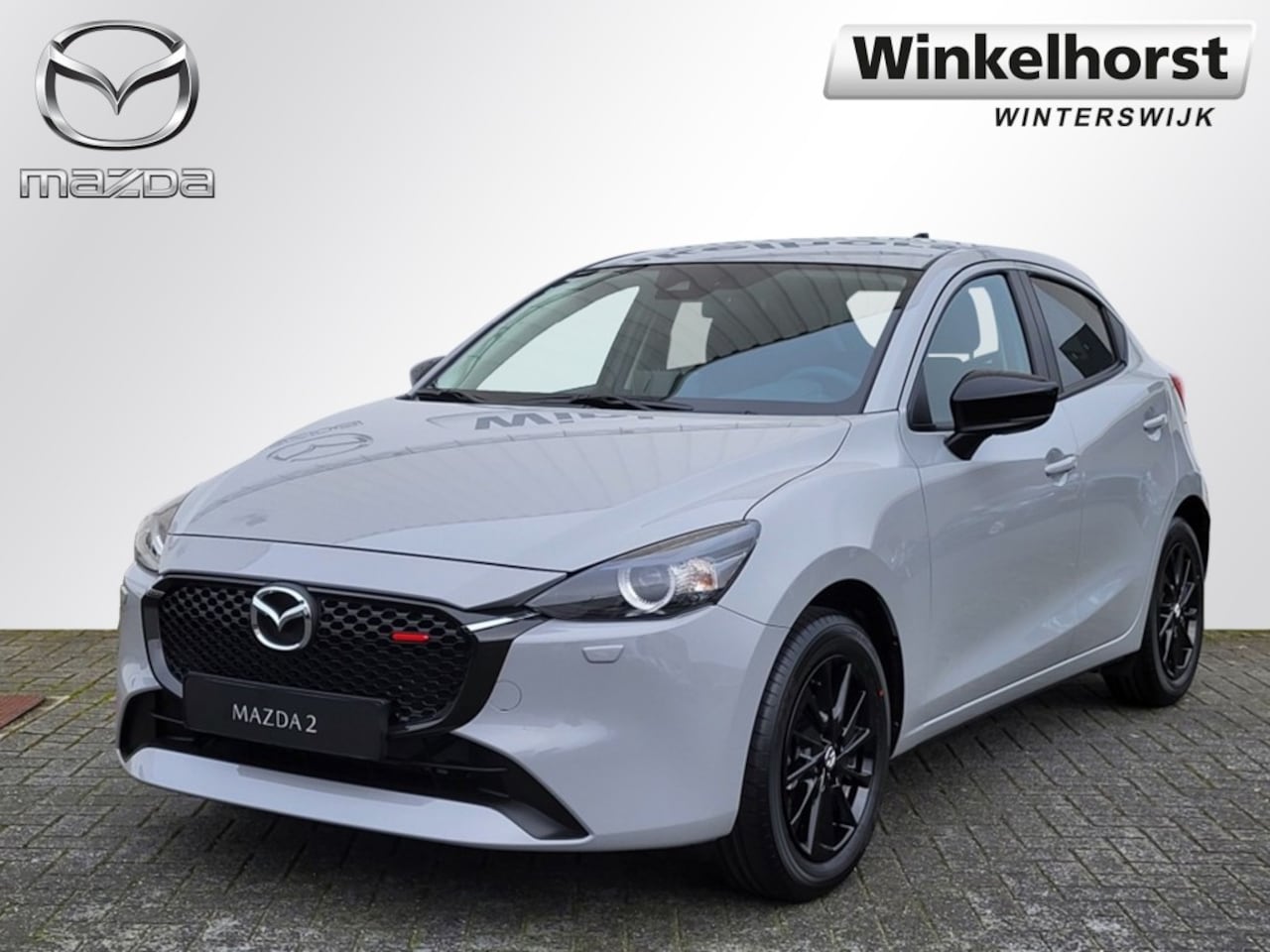 Mazda 2 Hybrid - E- SKYACTIV- G 90 M-HYBRID HOMURA 6MT / MET €1000 VOORDEEL - AutoWereld.nl