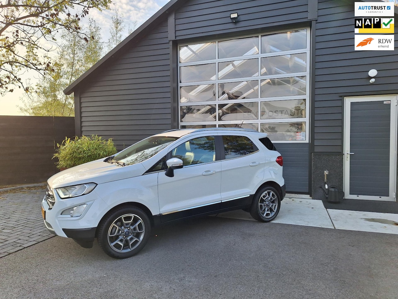 Ford EcoSport - 1.0 EcoBoost Titanium Full-Map Navigatie, Carplay, AUR Camera, Climate-Control, Cruise-Con - AutoWereld.nl