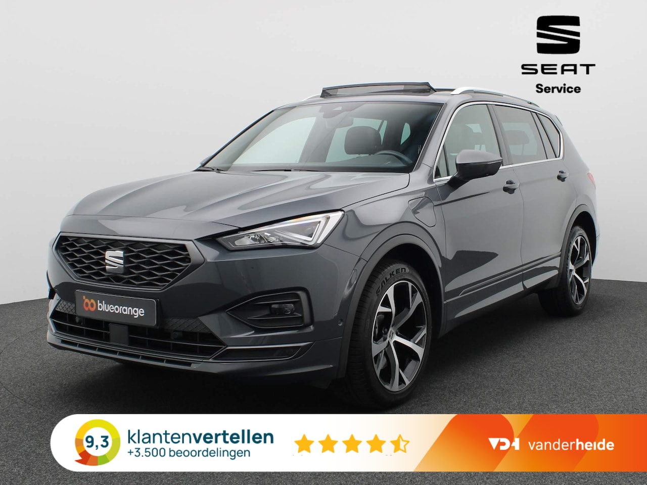 Seat Tarraco - 1.4 TSI e-Hybrid PHEV FR 245PK DSG Panoramadak, standkachel, leder, achteruitrijcamera, wi - AutoWereld.nl