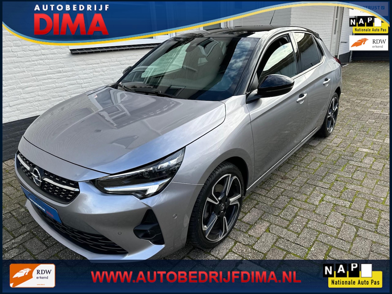 Opel Corsa - 1.2 GS Line Automaat 131Pk/ Leder/ Massagestoel/ Camera/ Navi/ Matrix LED LUX - AutoWereld.nl