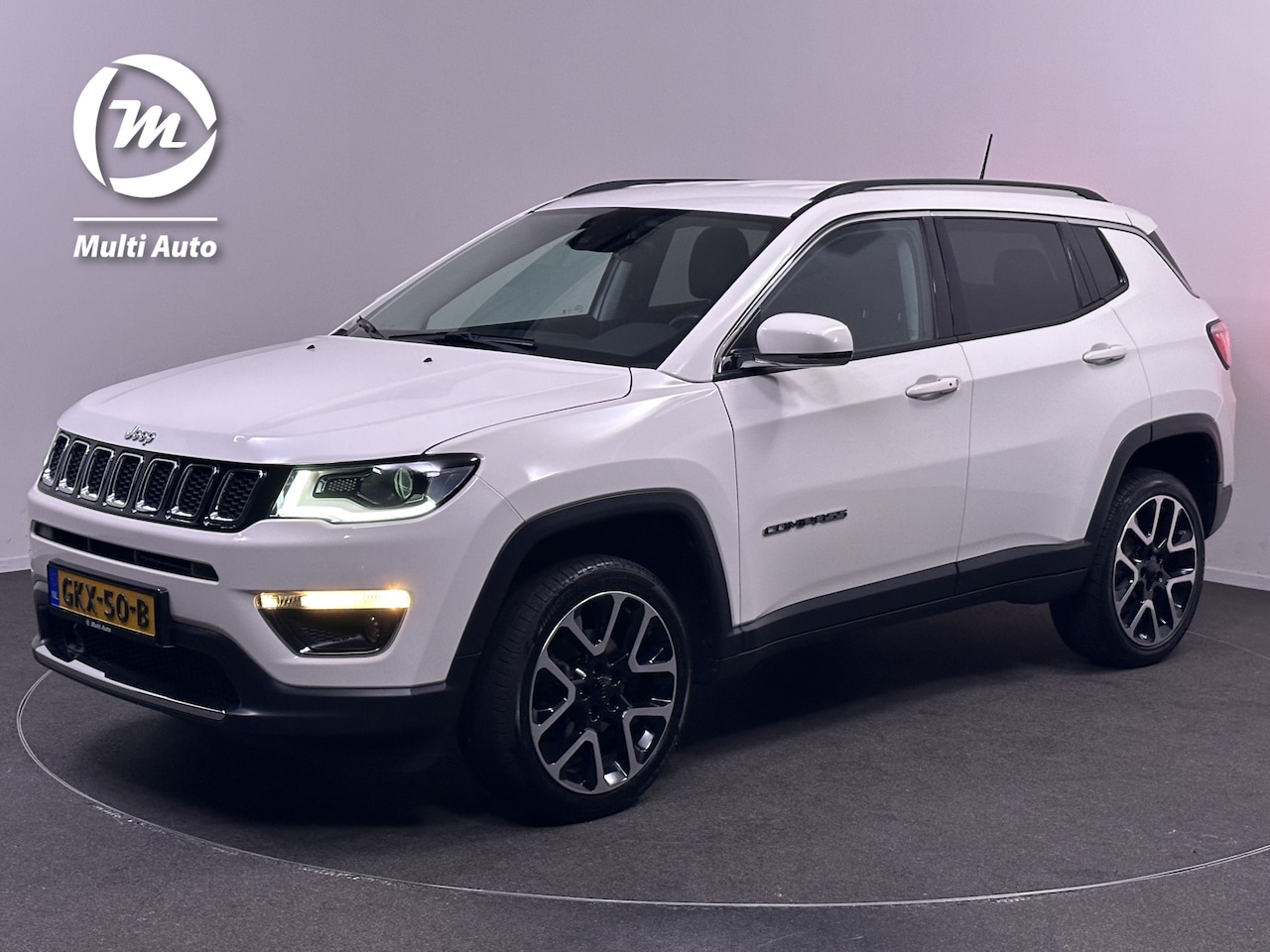 Jeep Compass - 1.4 MultiAir Limited 4x4 170pk | Beats Audio | Apple Carplay | 19"L.M | Stuur / Stoelverwa - AutoWereld.nl