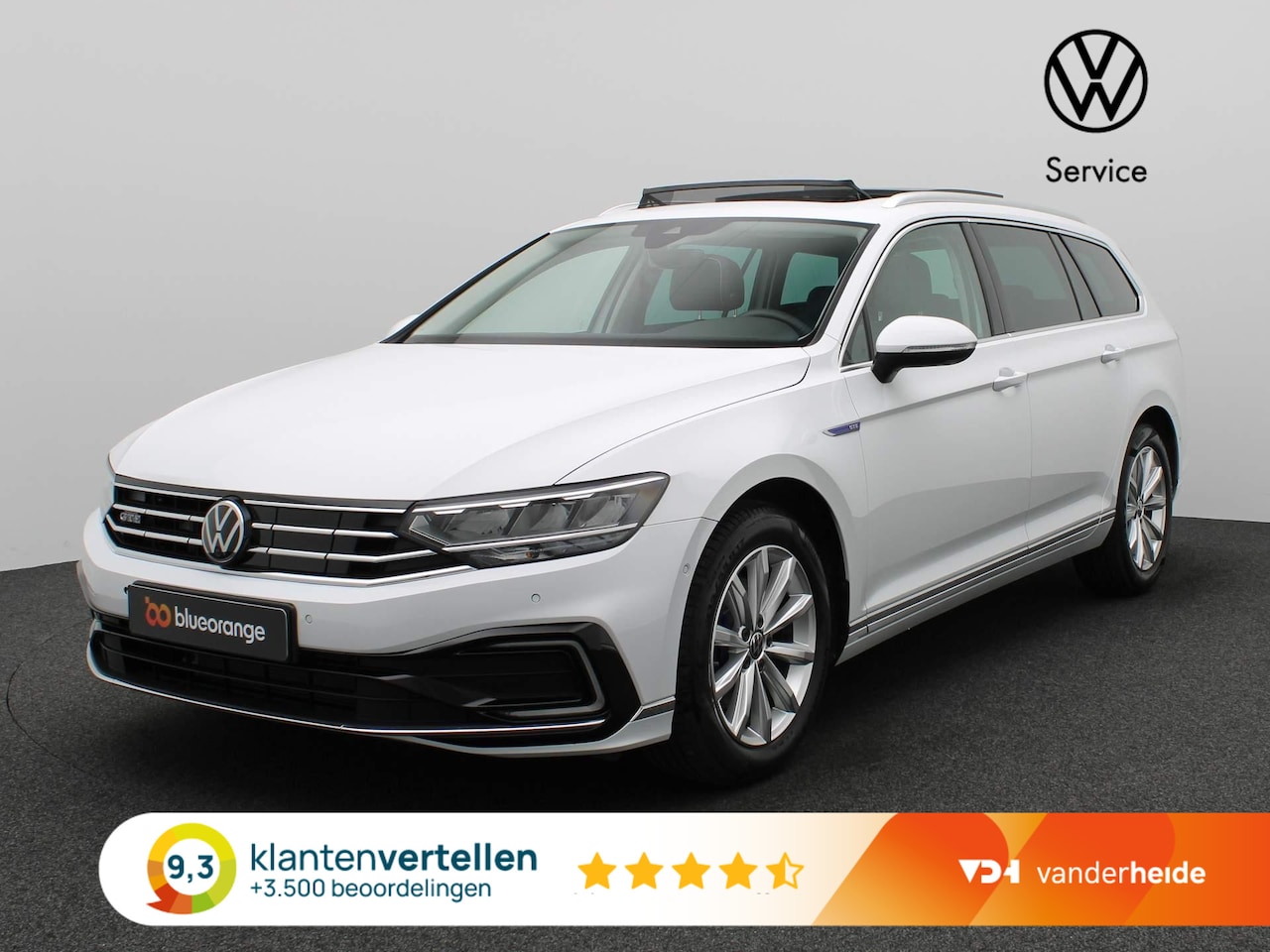 Volkswagen Passat Variant - 1.4 TSI PHEV GTE 218PK DSG Panoramadak, 360 gr. camera, stoelverwarming, Discover Pro, vir - AutoWereld.nl