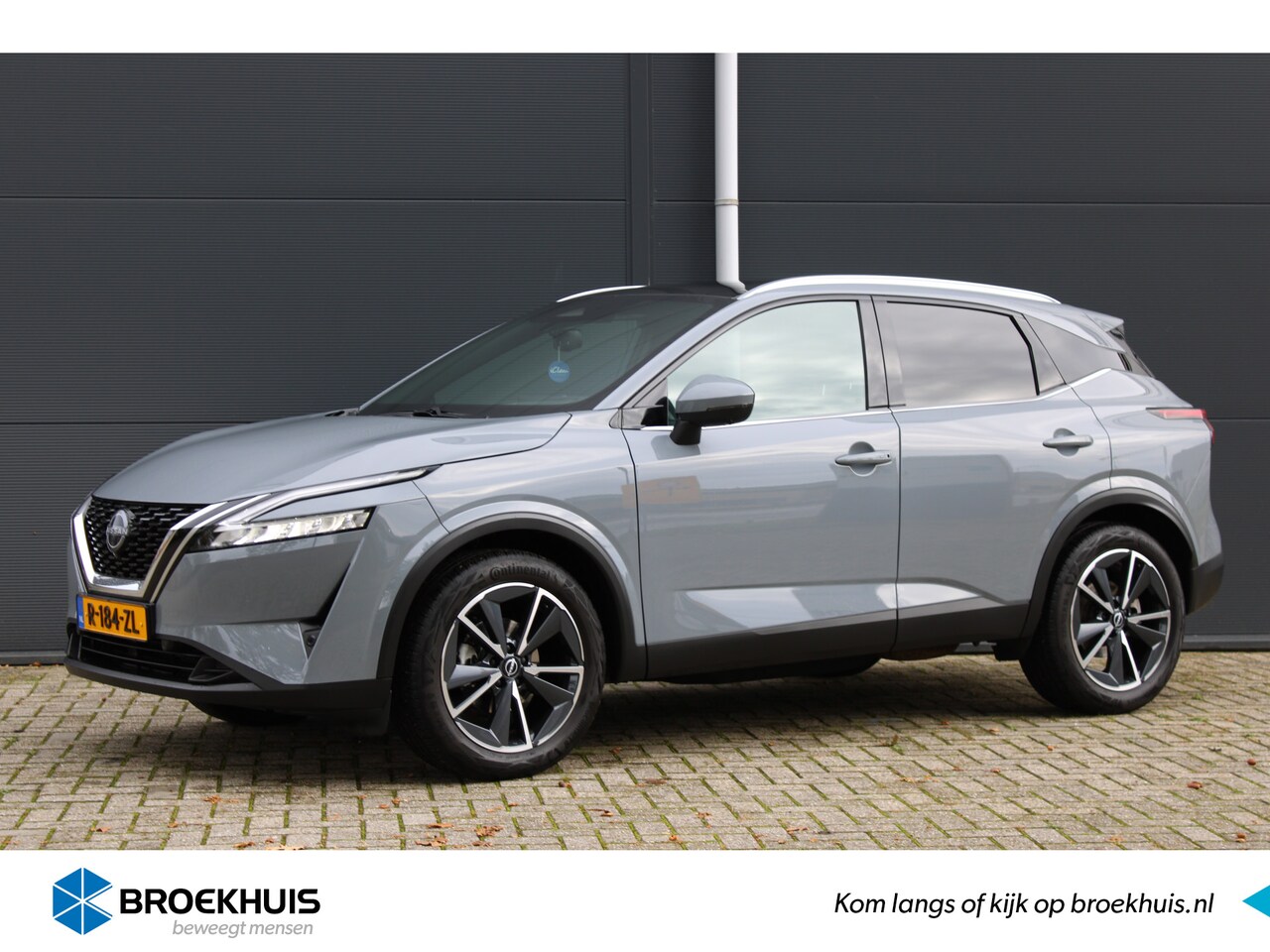 Nissan Qashqai - 1.3 MHEV Tekna / LEDER / 360 Camera / Keyless / Dodehoek Detectie / Head-up Display / Pano - AutoWereld.nl