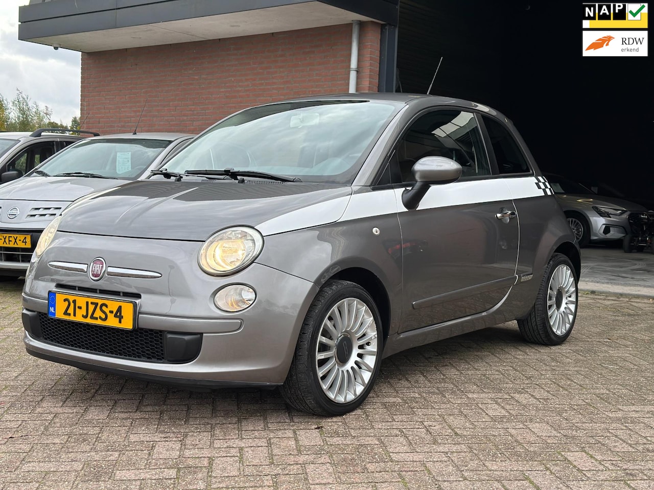 Fiat 500 - 1.2 Sport AUTOMAAT, BLEU&ME, AIRCO!! - AutoWereld.nl