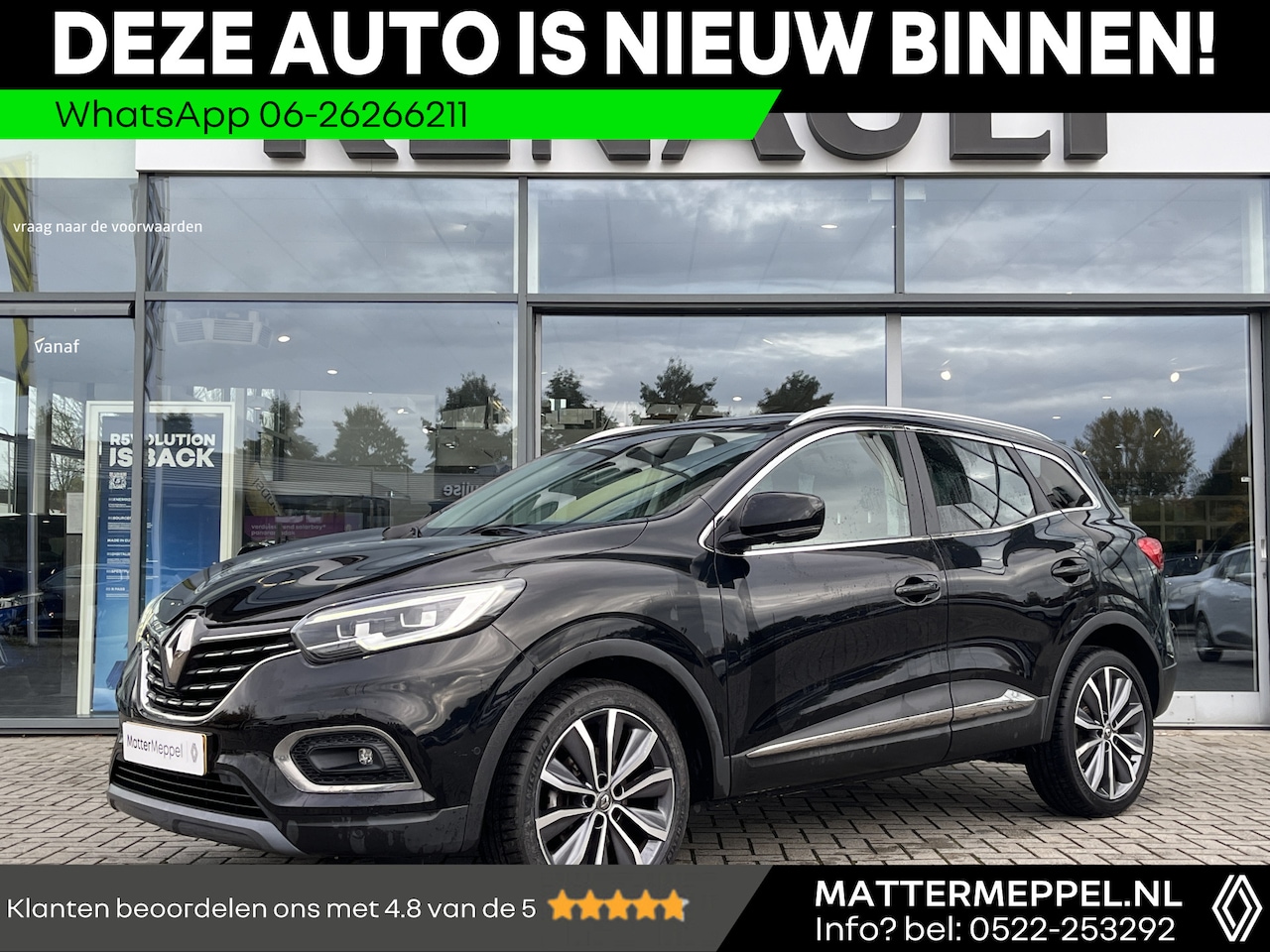 Renault Kadjar - 1.3 TCe 140 Intens | Leer | Navi | El.vers.stoelen | Camera | Apple CarPlay - AutoWereld.nl