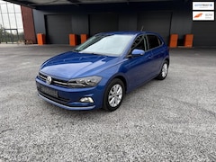 Volkswagen Polo - 1.0 TSI Highline 116PK reef blue AUT, PDC V+A, Stoelverwaming, carplay, Adaptive cruise, e