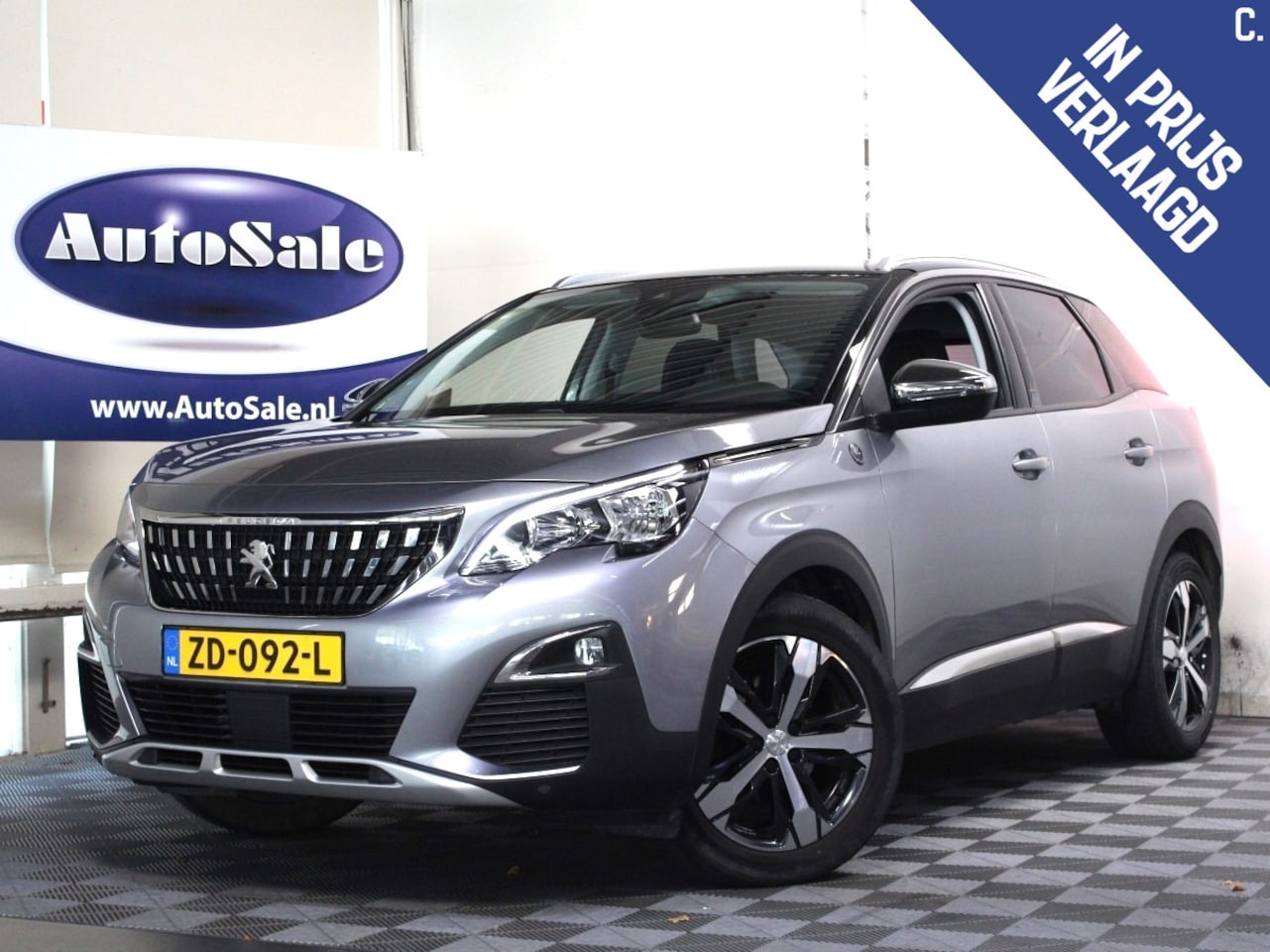 Peugeot 3008 - 1.2 PureTech Crossway NAP CARPLAY CAMERA DAB LEDER/ALCNTRA '19 - AutoWereld.nl