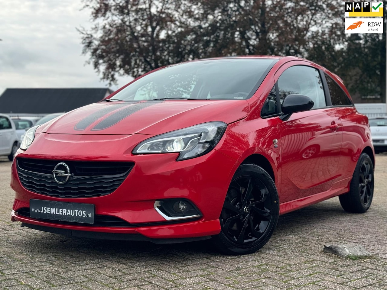 Opel Corsa - Turbo OPC-LINE LED PDC CRUISE CTRL GR.SCHERM STUUR/STOELVERW. - AutoWereld.nl