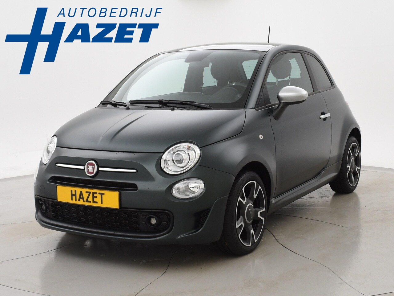 Fiat 500 - 1.2 4-CIL ROCKSTAR *ORIG. MAT GROEN* + APPLE CARPLAY / PANORAMA / DAB / CRUISE CONTROL - AutoWereld.nl