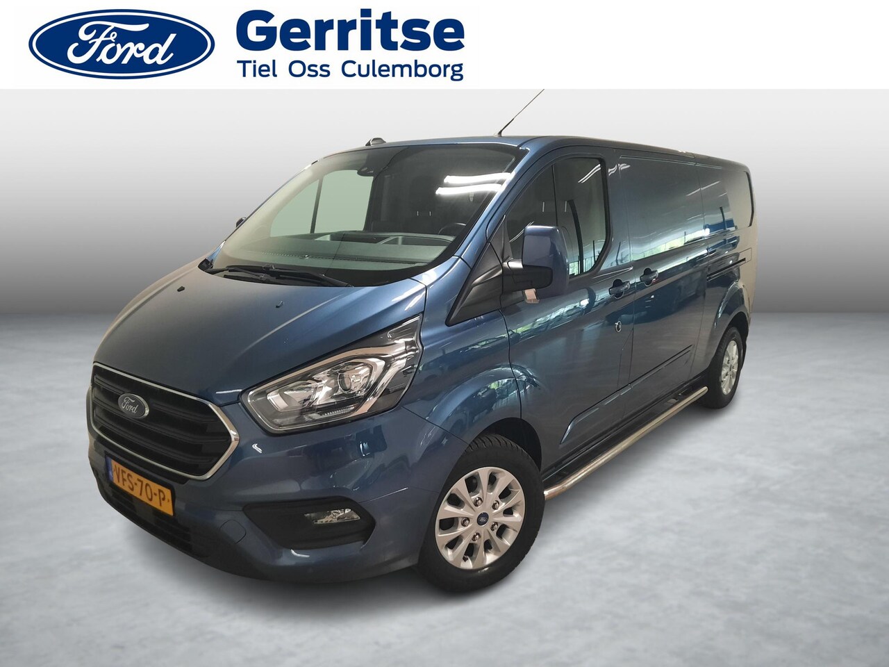 Ford Transit Custom - 300 L2H1 Limited 170 pk automaat 2 schuifdeuren, ecoleder bekleding - AutoWereld.nl