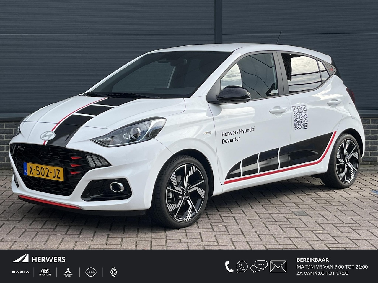 Hyundai i10 - 1.0 T-GDI N Line 5-zits / 100PK / Lichtmetalen velgen / Applecarplay androidauto / Stoel-s - AutoWereld.nl