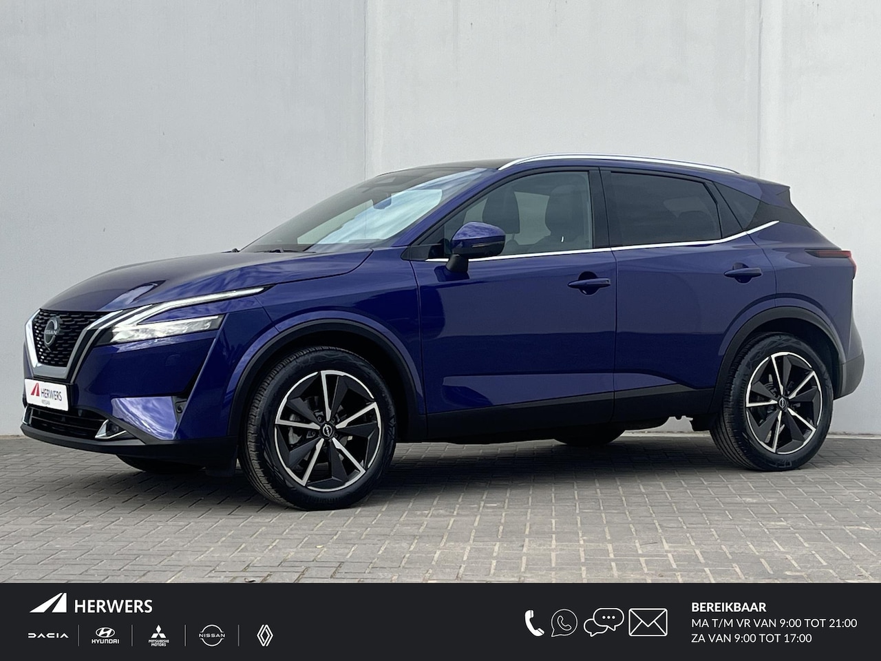 Nissan Qashqai - 1.3 MHEV 160PK Xtronic Automaat Tekna Plus / 1800KG Trekgewicht / Panoramadak / Cruise Con - AutoWereld.nl